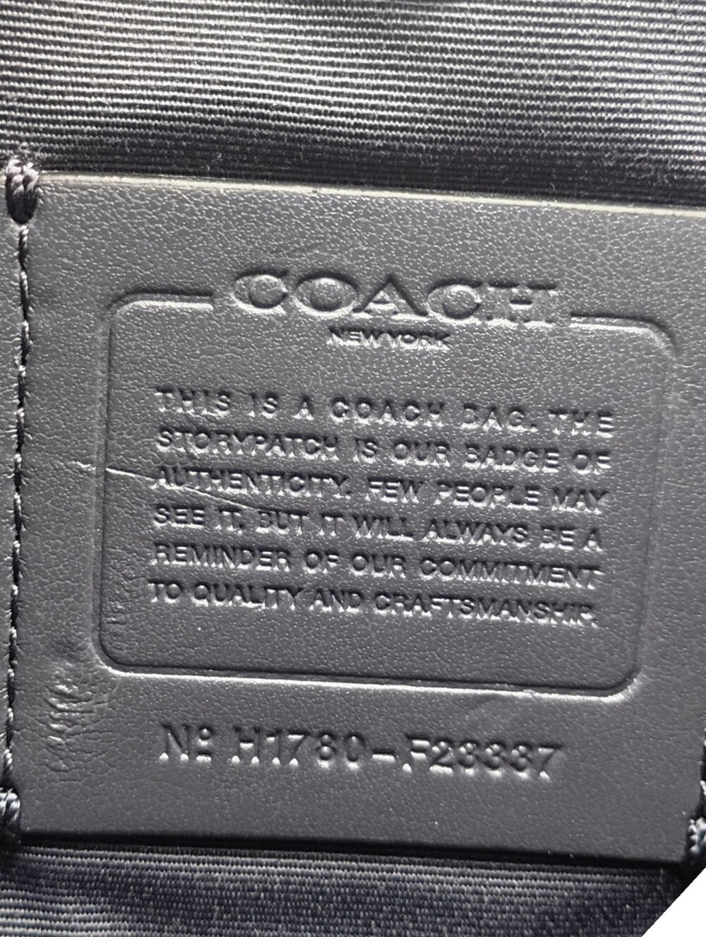 SOLD Coach Metallic Navy Blue Leather Mini Christie Carryall Satchel - Picture 10 of 16
